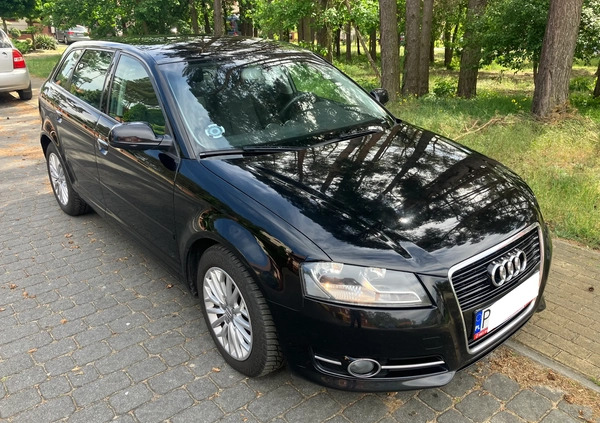 Audi A3 cena 38800 przebieg: 205600, rok produkcji 2012 z Leszno małe 407